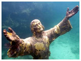 Christusbeeld in John Pennekamp Coral Reef State Park